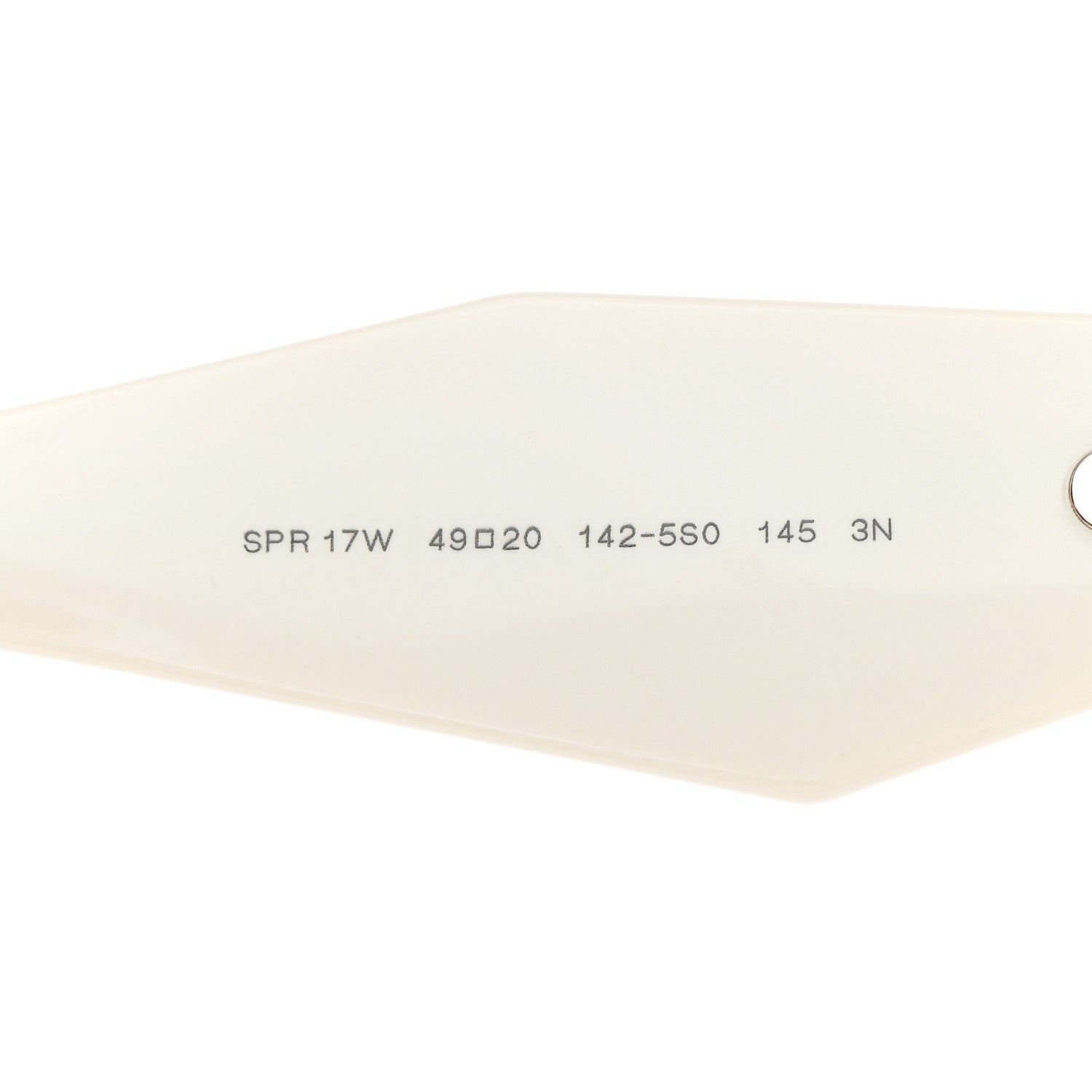 Prada Acetate Symbole Sunglasses SPR 17W White 5 of 8