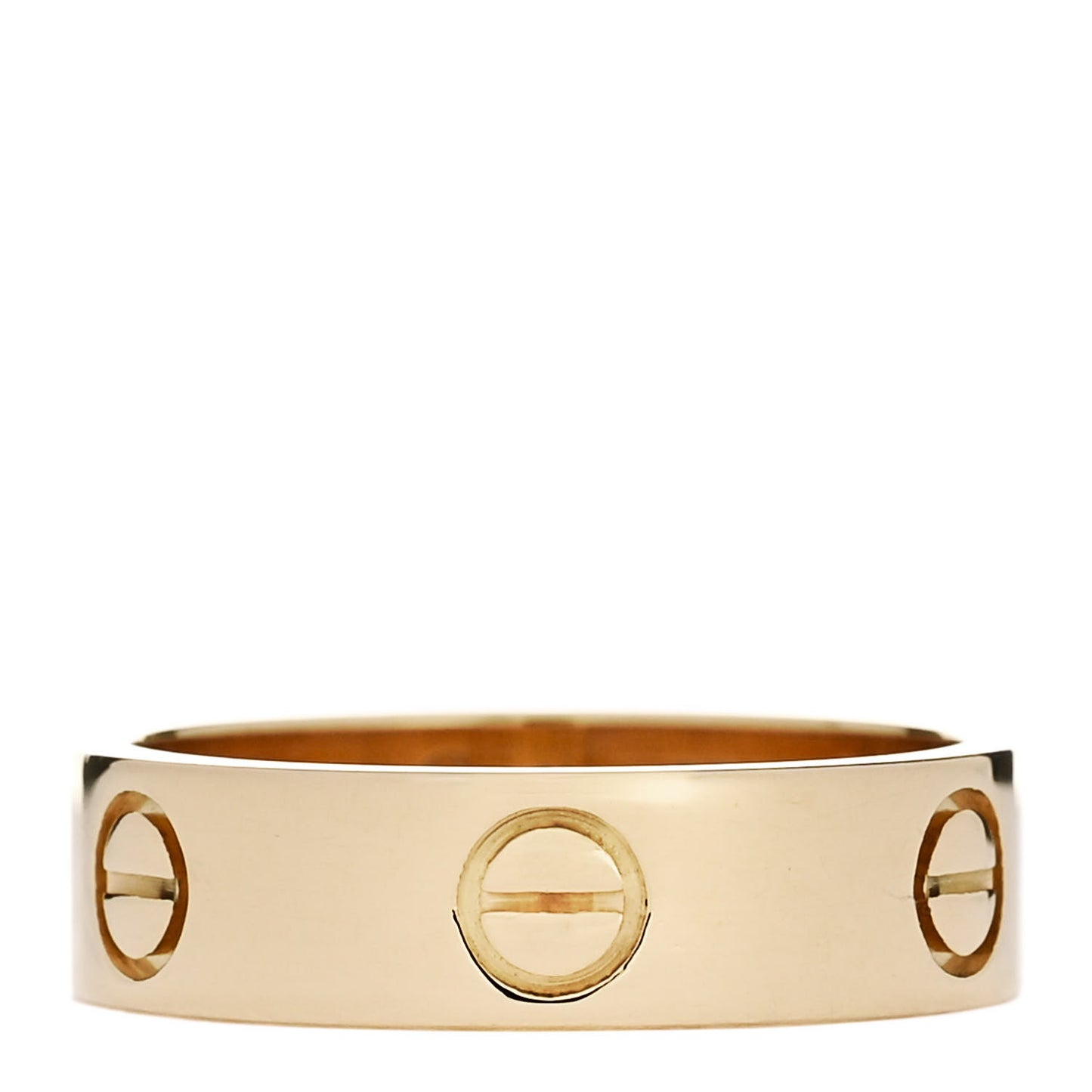 18K Yellow Gold 5.5mm LOVE Ring 55 7.25