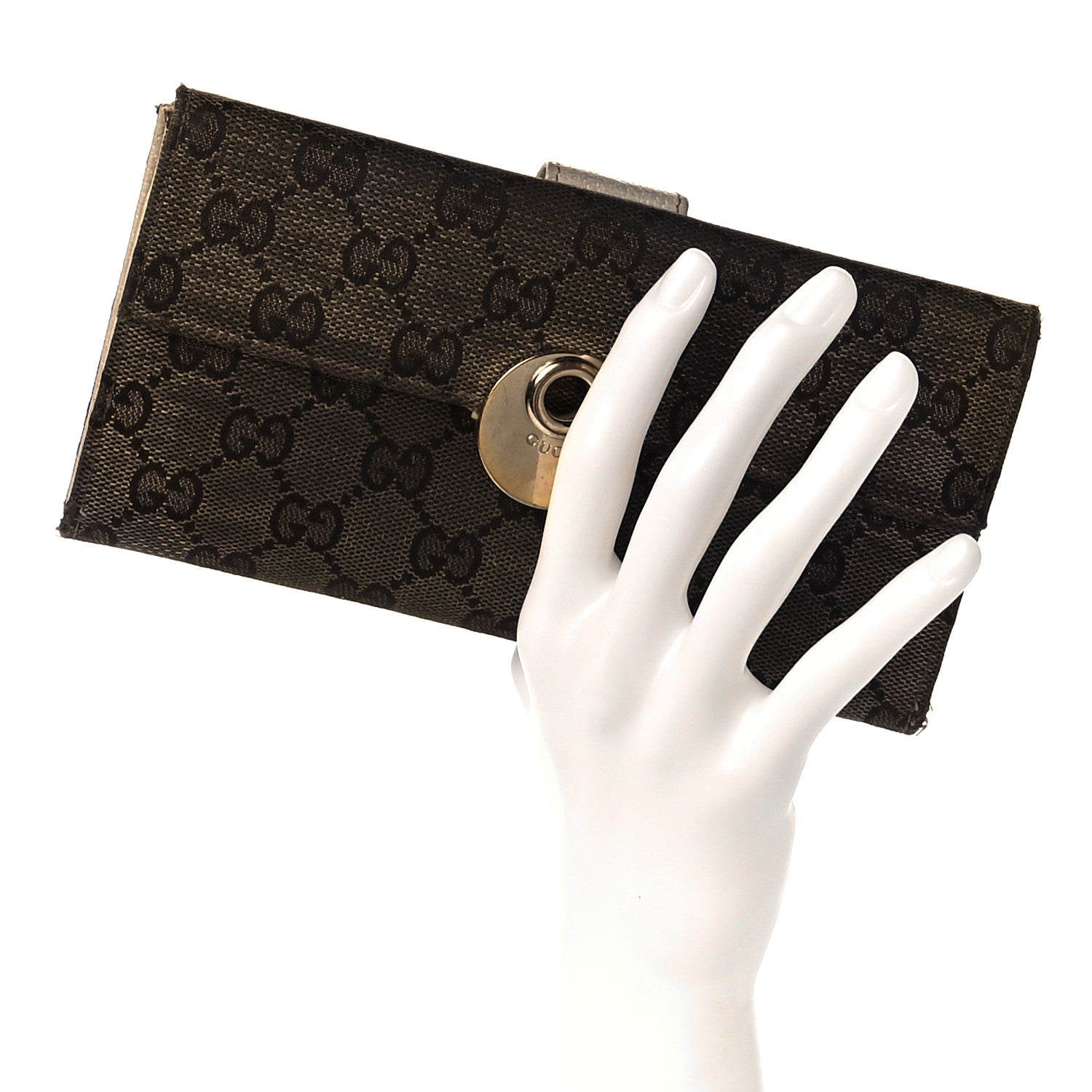 Gucci Monogram Eclipse Continental Wallet Off White 2 of 11