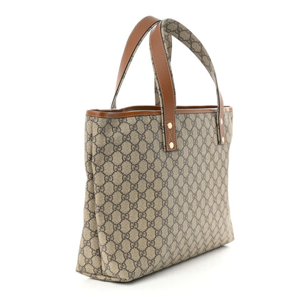 Gucci GG Plus Monogram Medium Signature Web Loop Tote Light Brown 3 of 10