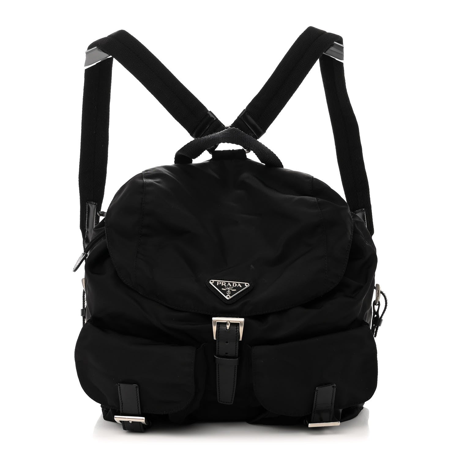 Prada Tessuto Nylon Vela Small Backpack Black 1 of 16