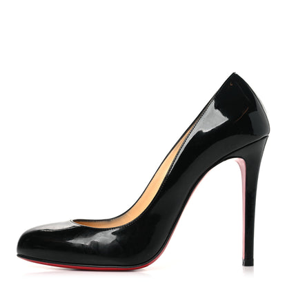 Christian Louboutin Patent Fifille 100 Pumps 39 Black 1 of 10
