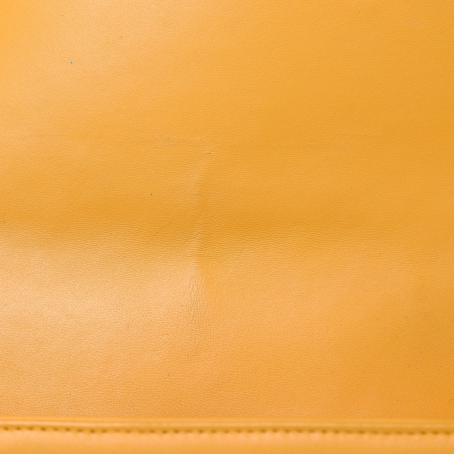 Lambskin Quilted Medium Boy Flap Yellow