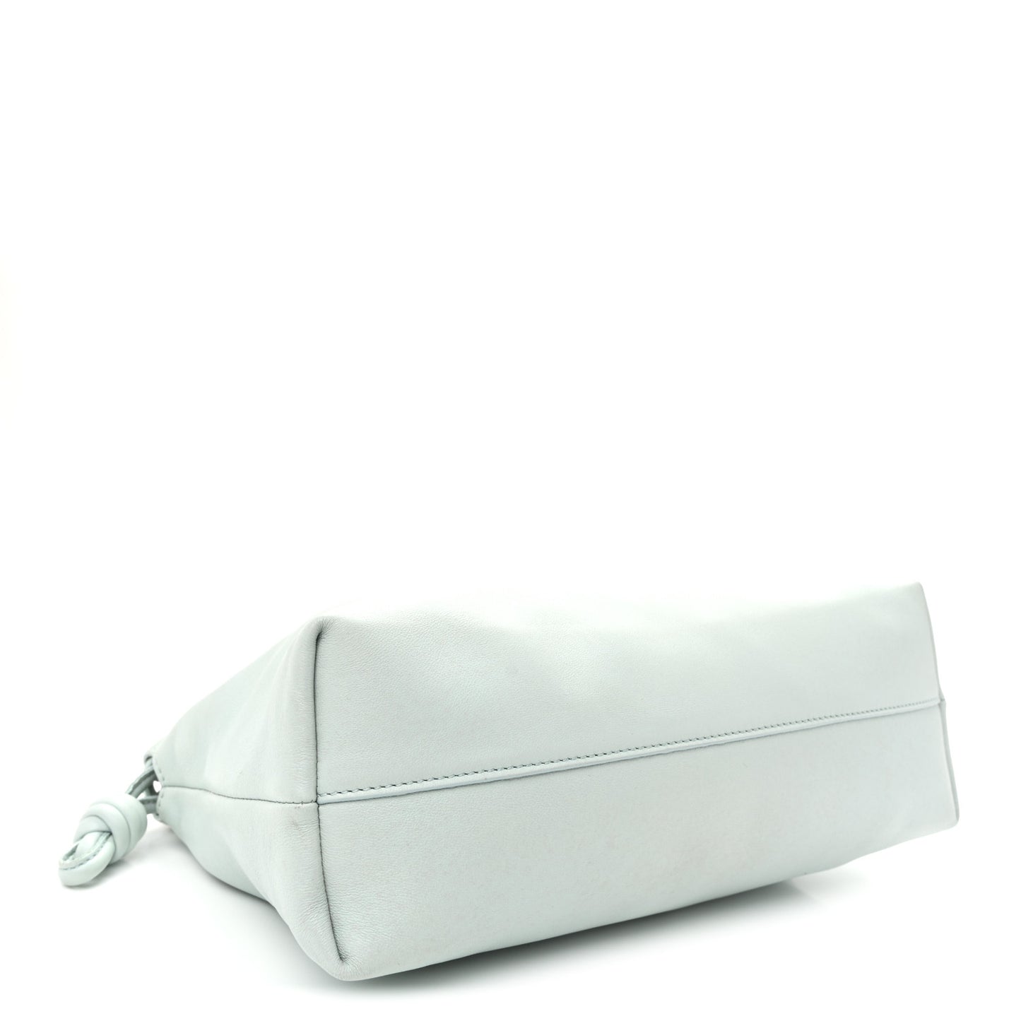 Mellow Nappa Medium Donut Chain Flamenco Knot Clutch Frozen