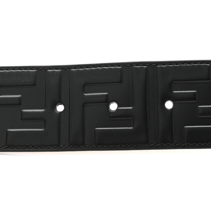 Fendi Calfskin F is Fendi FF 1974 Embossed Belt 85 34 Black 3 of 5