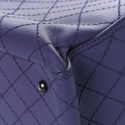 Chanel Calfskin CC Pocket Tote Purple 11 of 14