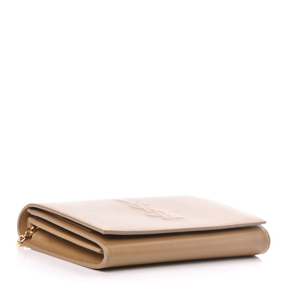 Saint Laurent Calfskin Belle de Jour Chain Clutch Beige 4 of 11