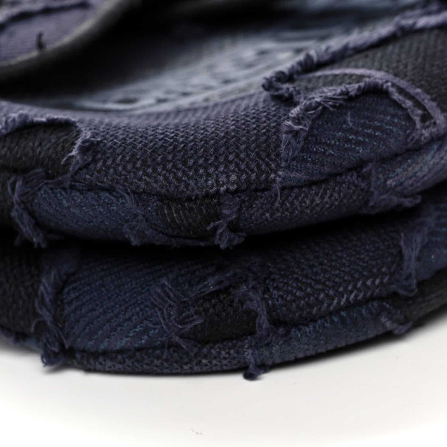 Christian Dior Canvas Embroidered Camouflage Saddle Bag Blue 6 of 11