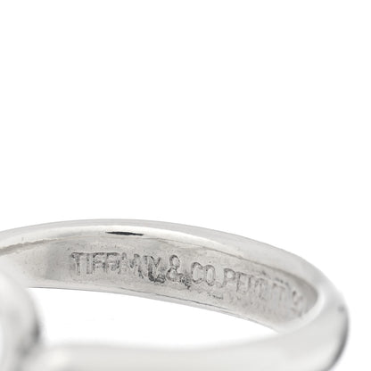 Tiffany Sterling Silver Elsa Peretti Open Heart Ring 50 5.25 4 of 4