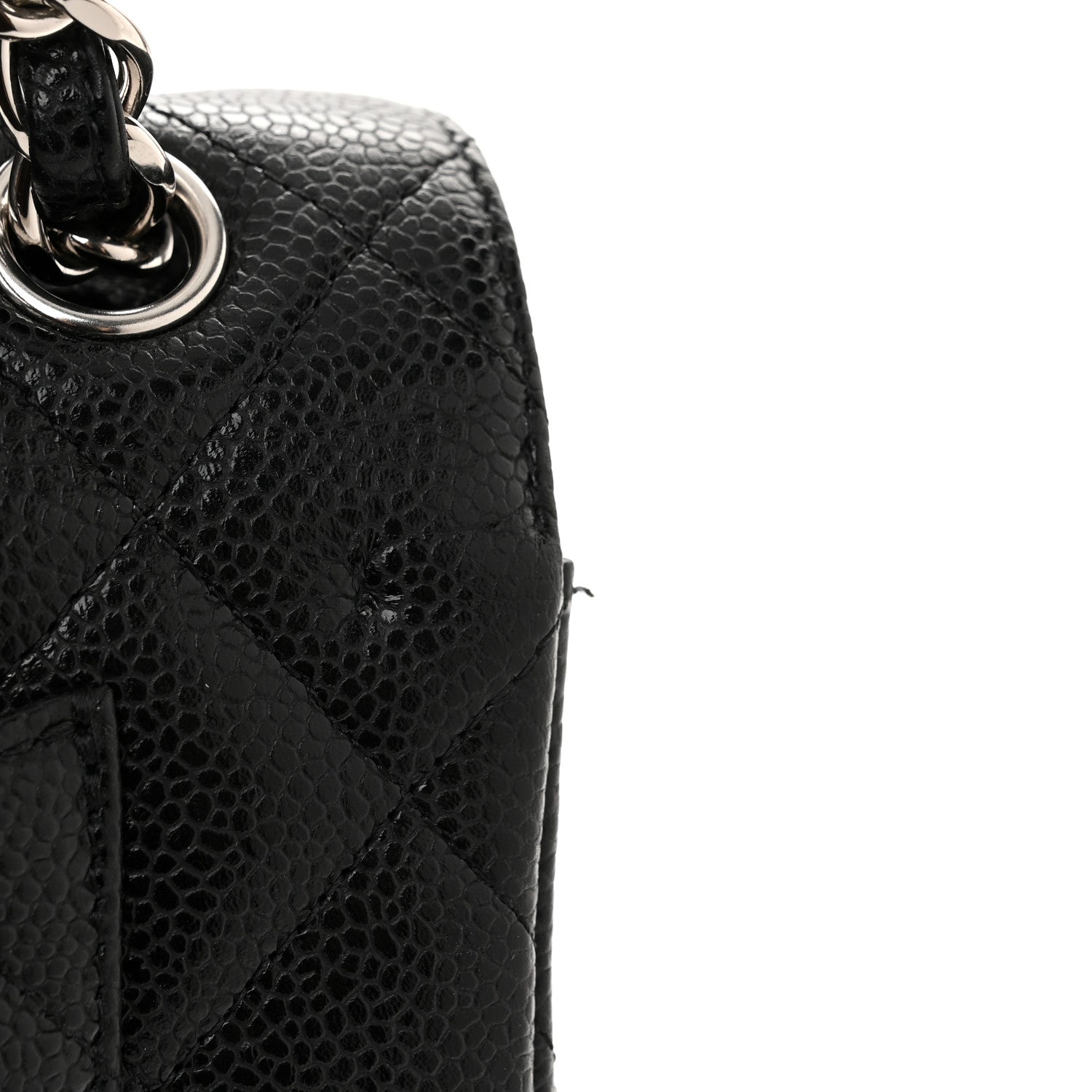 Chanel Caviar Quilted Jumbo Double Flap Black 13 of 13