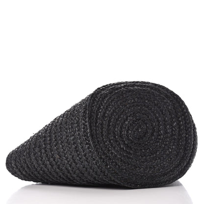 Saint Laurent Raffia Medium Panier Bag Black 4 of 13