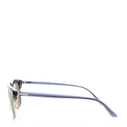 Gucci Acetate Metal Rectangle Sunglasses GG 2227/S Blue 3 of 8