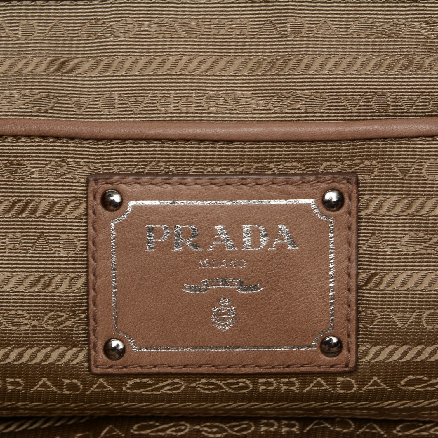 Prada Vitello Shine Tote Cammeo 6 of 10