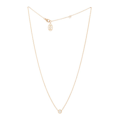 Cartier 18K Pink Gold Diamond LM D'Amour Pendant Necklace 3 of 6