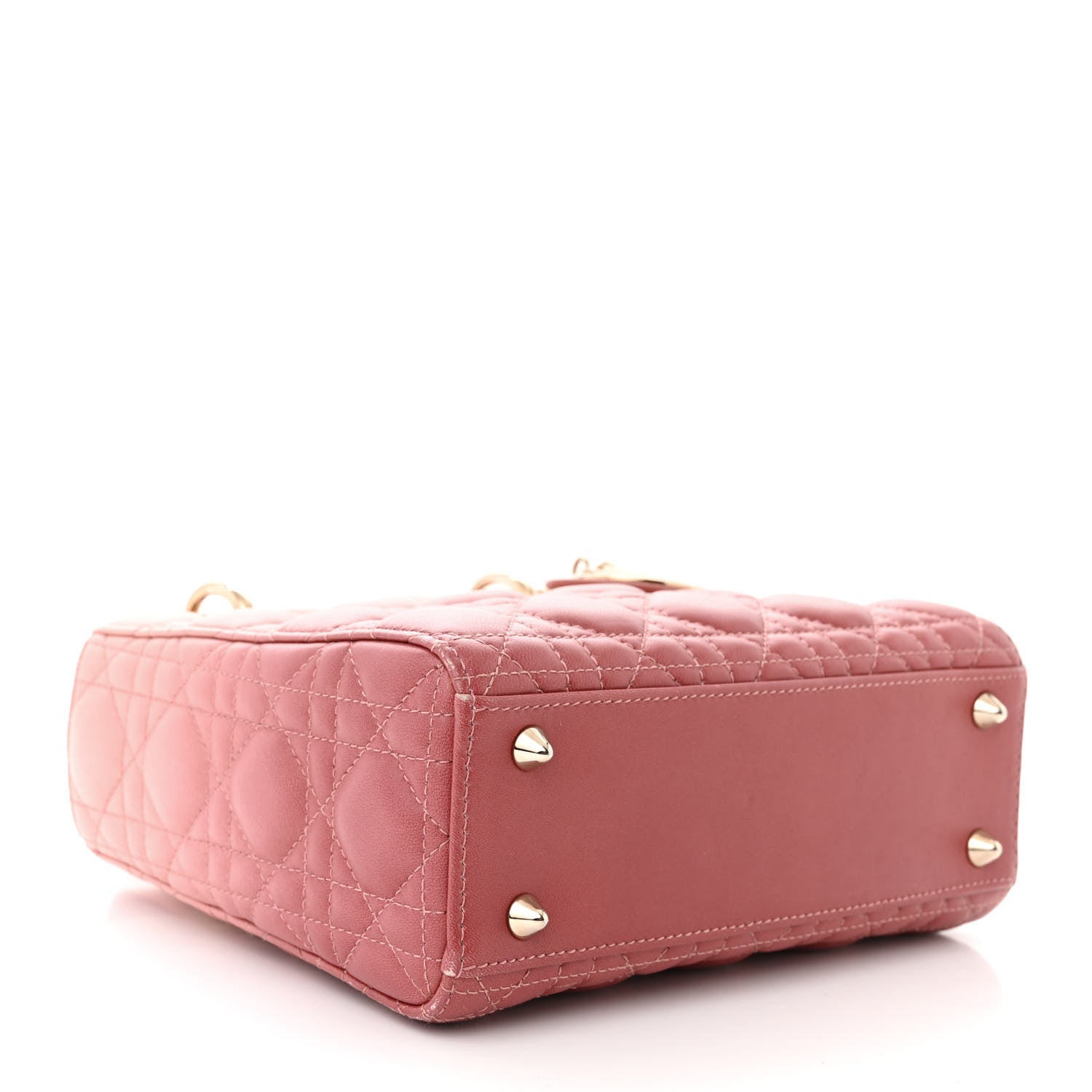 Christian Dior Lambskin Cannage Gradient Small My ABCDior Lady Dior Pink 4 of 11