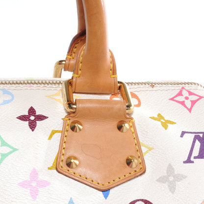 Louis Vuitton Monogram Multicolor Speedy 30 White 6 of 9