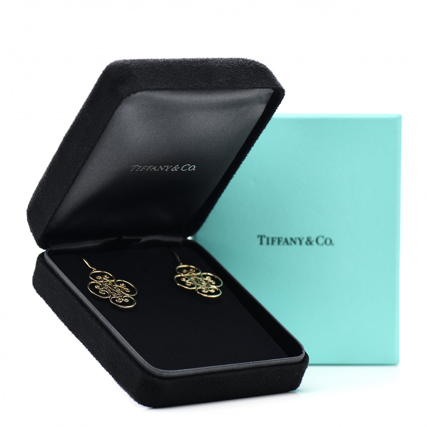 18K Yellow Gold Venezia Goldoni Quadruplo Drop Earrings