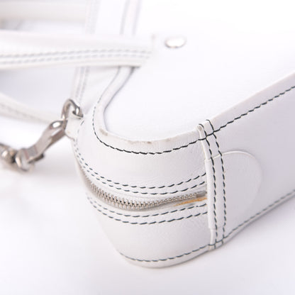 Balenciaga Calfskin XS Triangle Duffle White 13 of 17