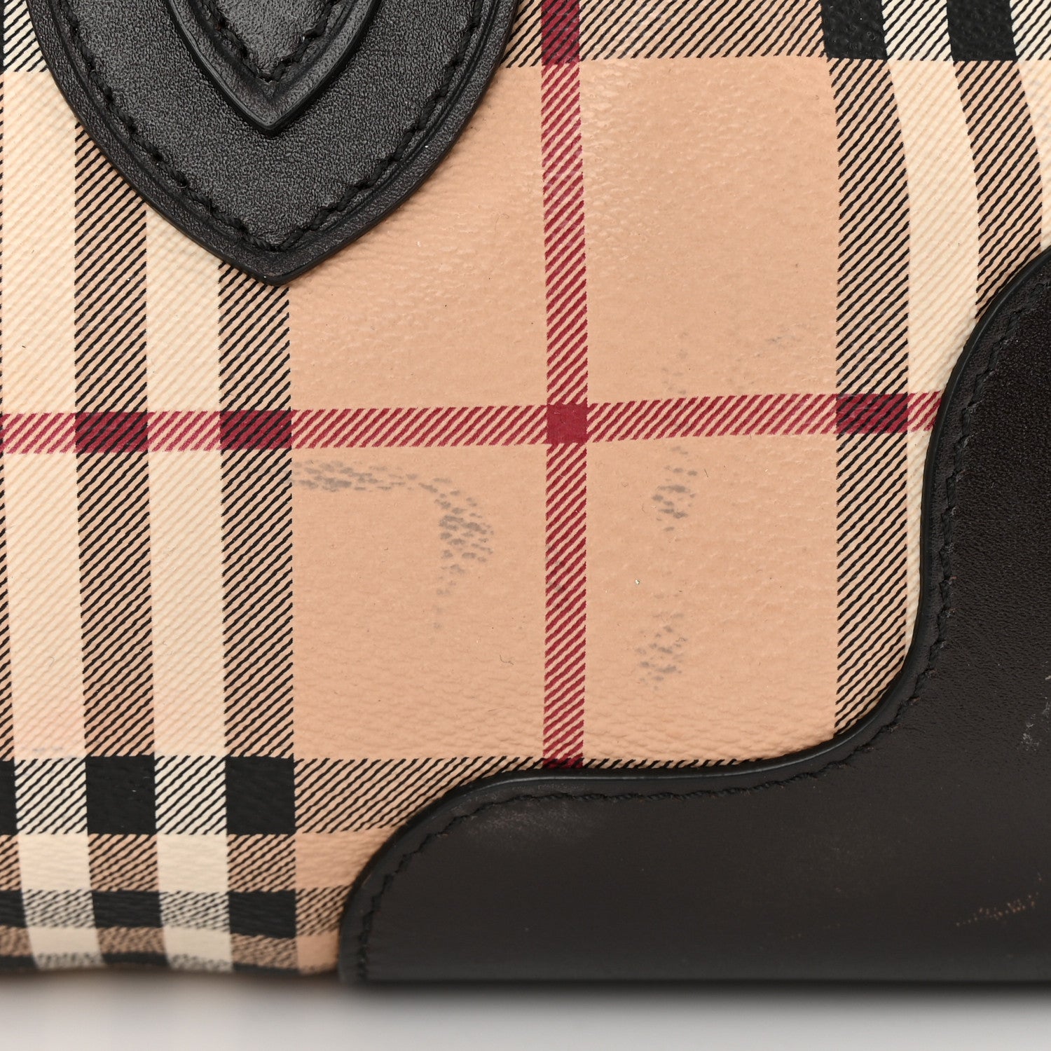 Burberry Haymarket Check Small Gladstone Black 14 of 17