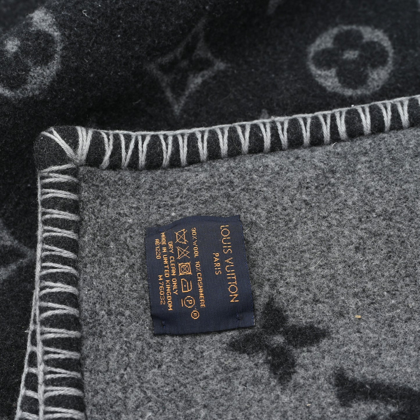 Wool Monogram Eclipse Blanket