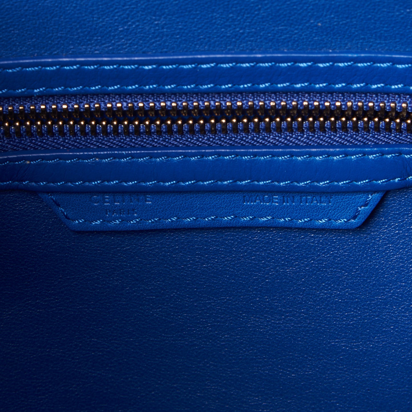 Smooth Calfskin Mini Luggage Royal Blue