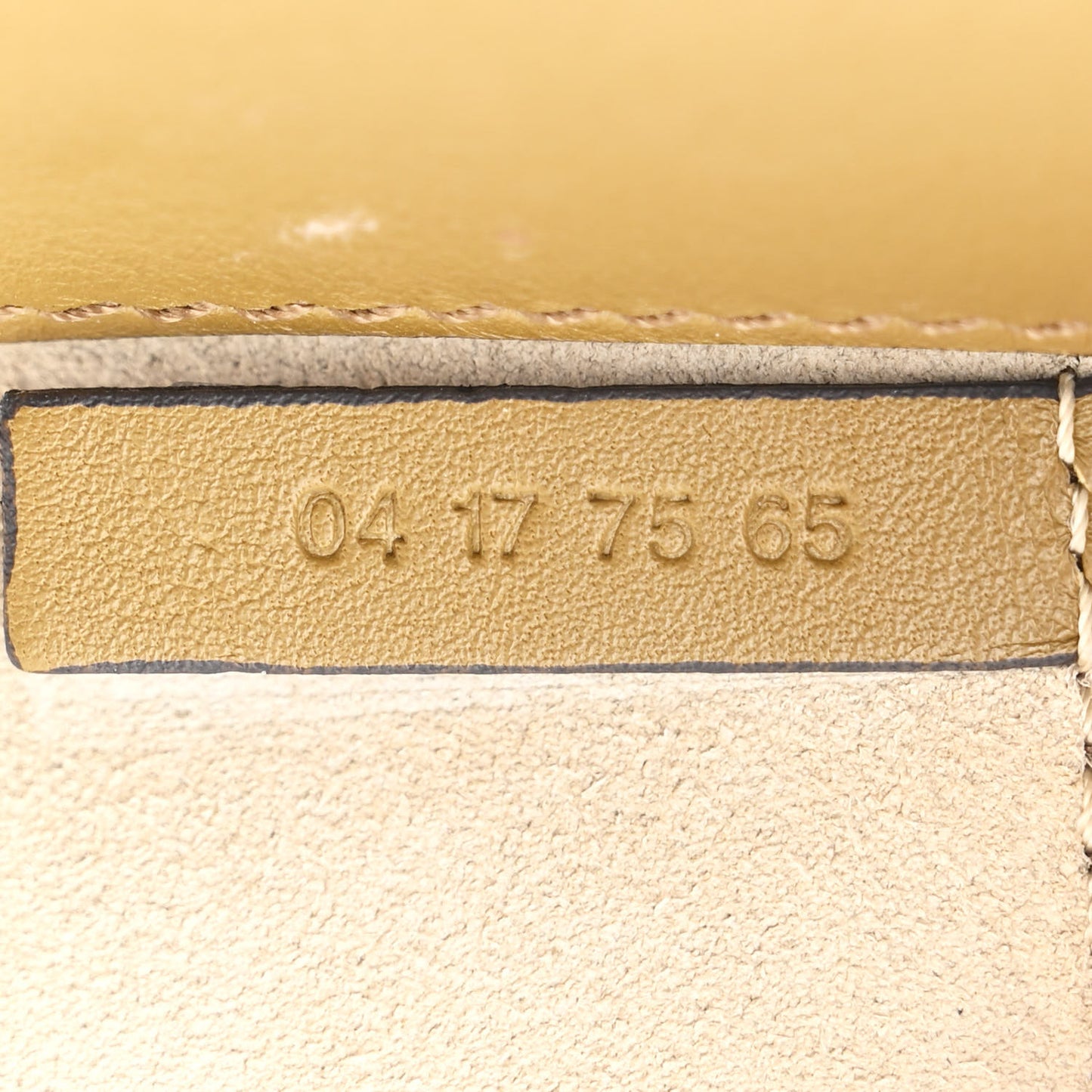 Suede Calfskin Mini Faye Shoulder Bag Deep Khaki
