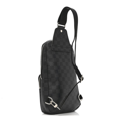 Louis Vuitton Damier Graphite Logo Avenue Sling Backpack 3 of 11