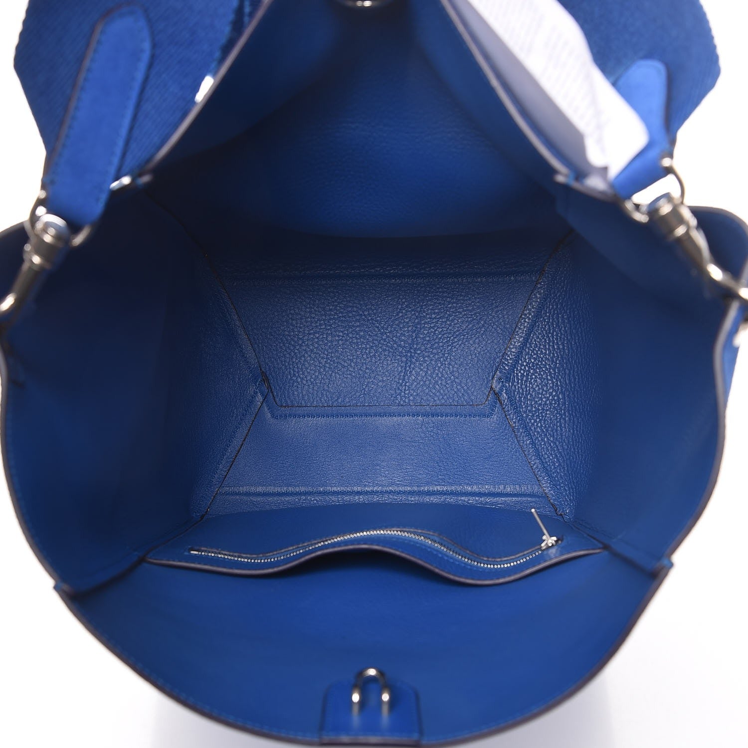 Celine Suede Sangle Bucket Bag Electric Blue 5 of 6