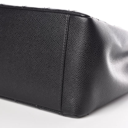 Chanel Caviar Quilted Grand Shopping Tote GST Black 6 of 9