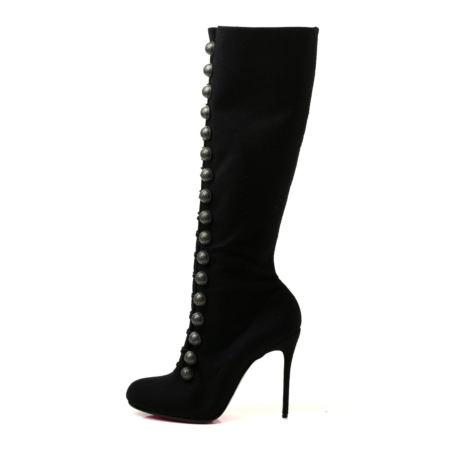 Flannel Ronfifi Alta 100 Over The Knee Boots 40 Black