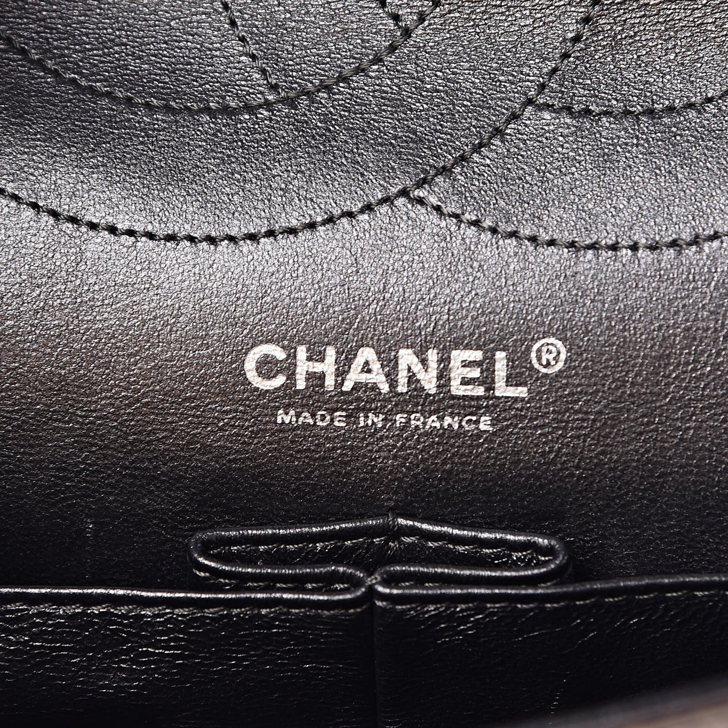 Metallic Aged Calfskin Quilted 2.55 Reissue 226 Argent Fonce