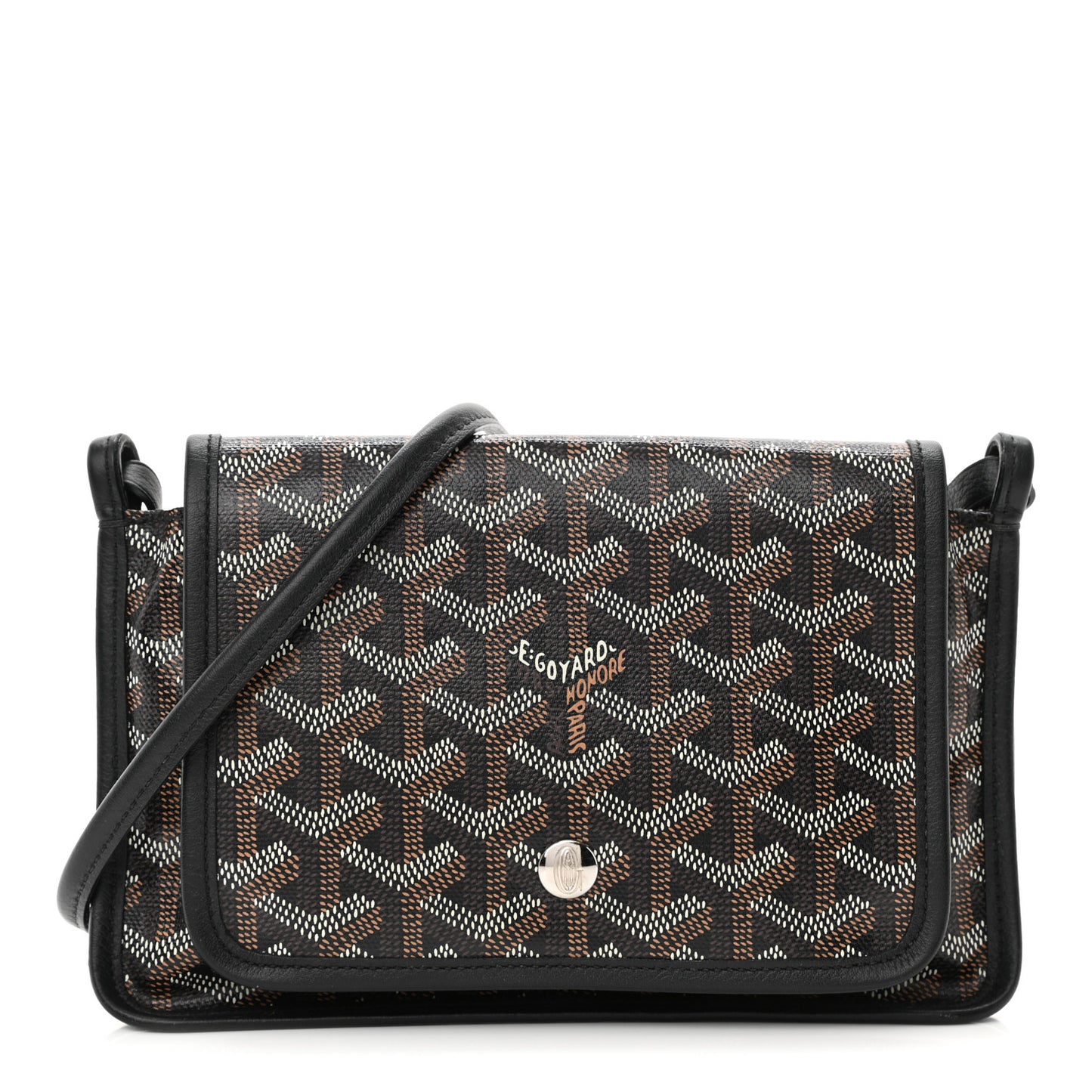 Goyardine Plumet Wallet Clutch Black
