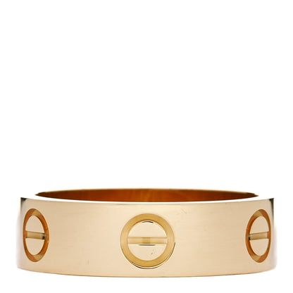 Cartier 18K Yellow Gold 5.5mm LOVE Ring 53 6.5 3 of 5
