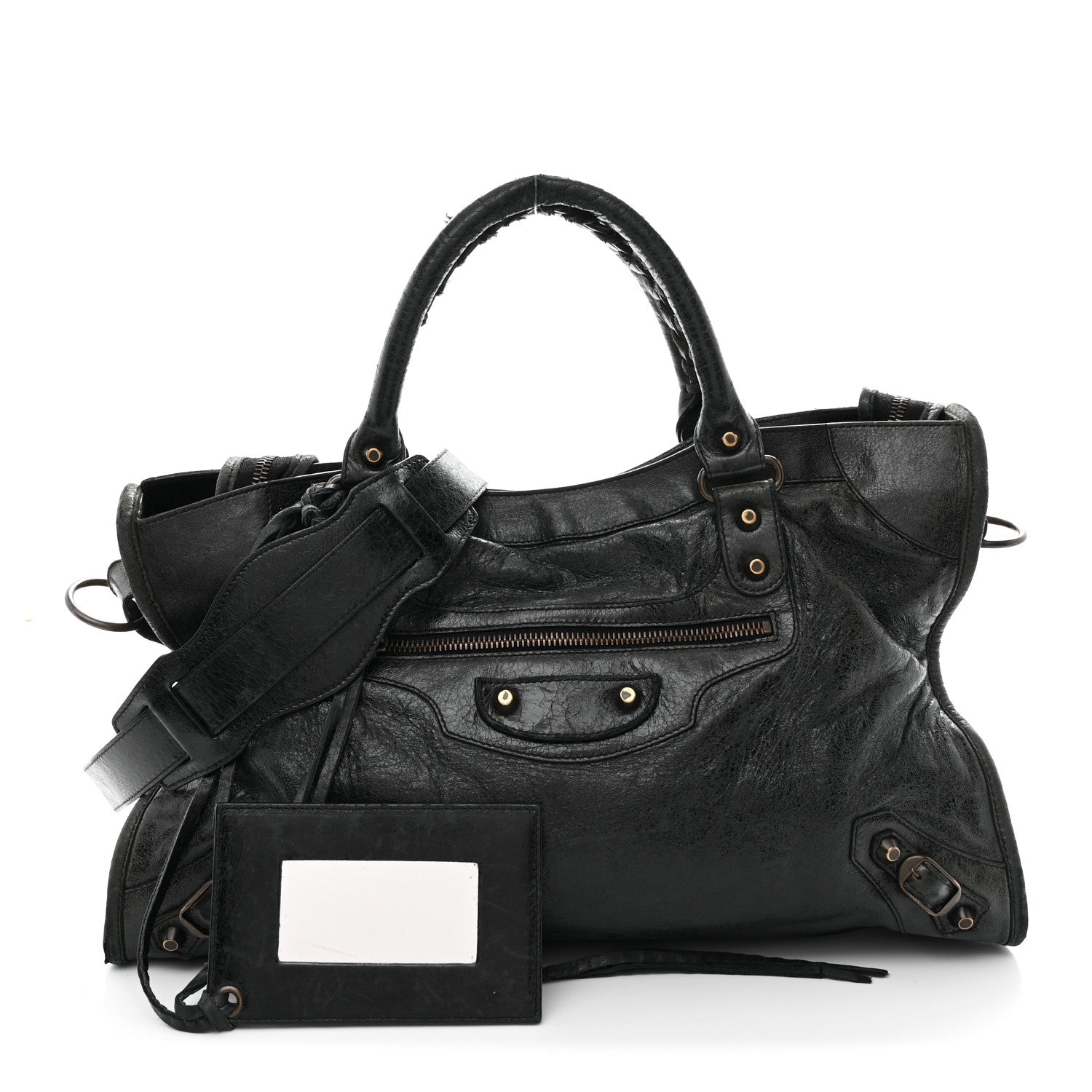 Balenciaga Agneau Classic Hardware City Anthracite 3 of 12