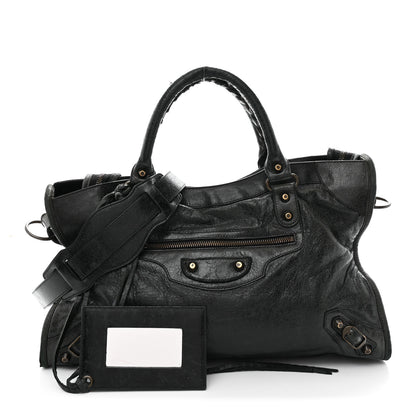 Balenciaga Agneau Classic Hardware City Anthracite 3 of 12