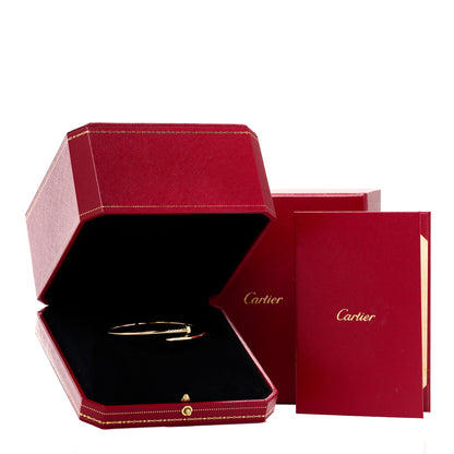 Cartier 18K Yellow Gold Small Juste Un Clou Bracelet 17 4 of 4