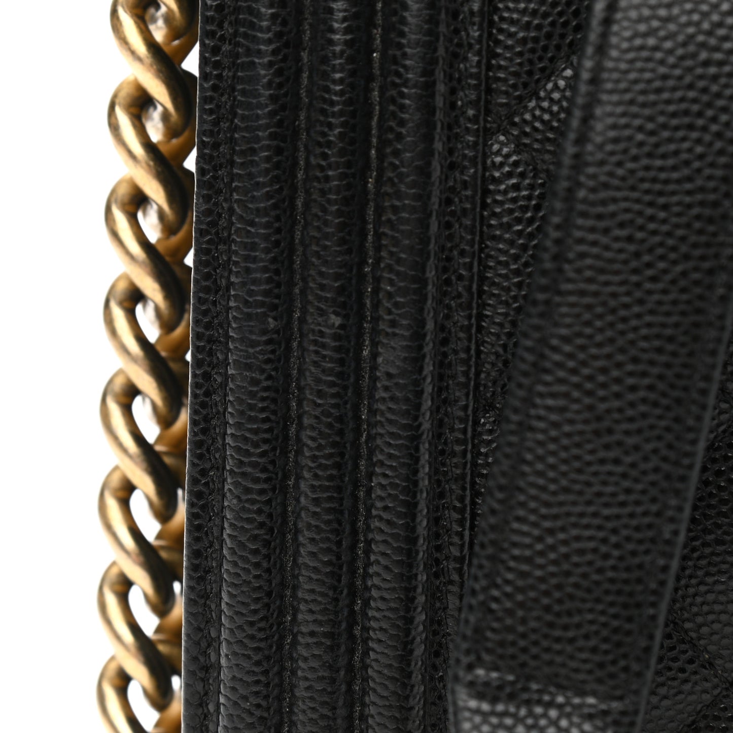 Caviar Quilted New Medium Boy Flap Black