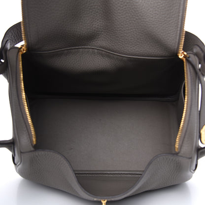 Hermes Taurillon Clemence Lindy 30 Etain 5 of 11