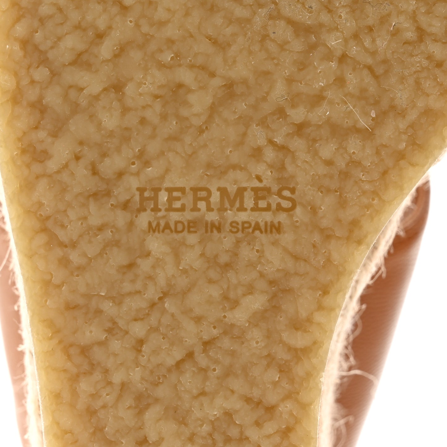 Goatskin Elise Espadrille Wedge Sandals 38 Beige Dore