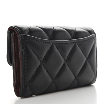 Chanel Lambskin Quilted 6 Key Holder Black 3 of 8