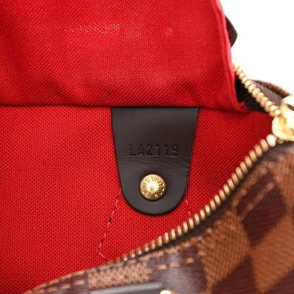 Louis Vuitton Damier Ebene Speedy Bandouliere 25 7 of 8
