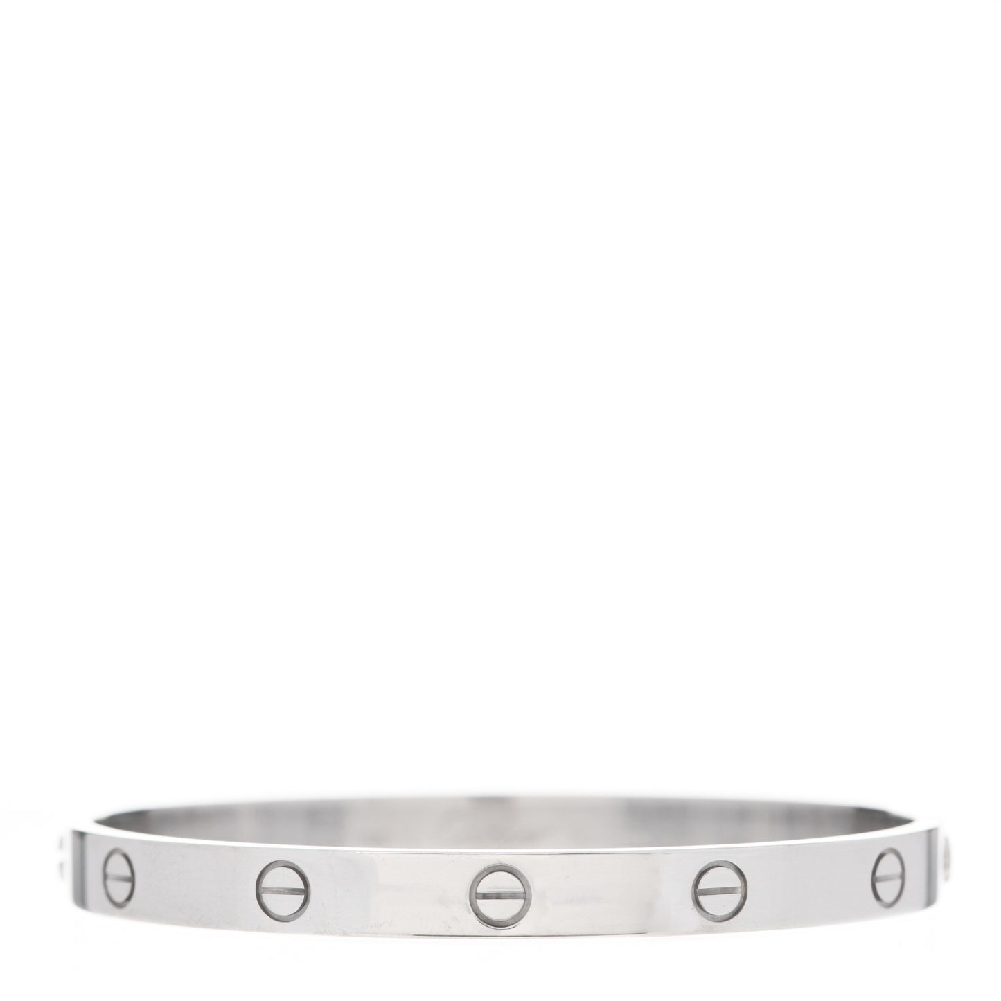 18K White Gold LOVE Bracelet 19