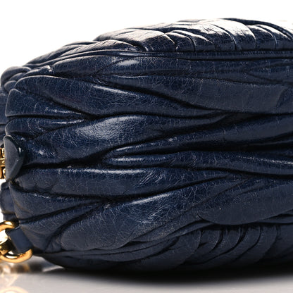Miu Miu Nappa Matelasse Lux Crossbody Bleuette 7 of 9