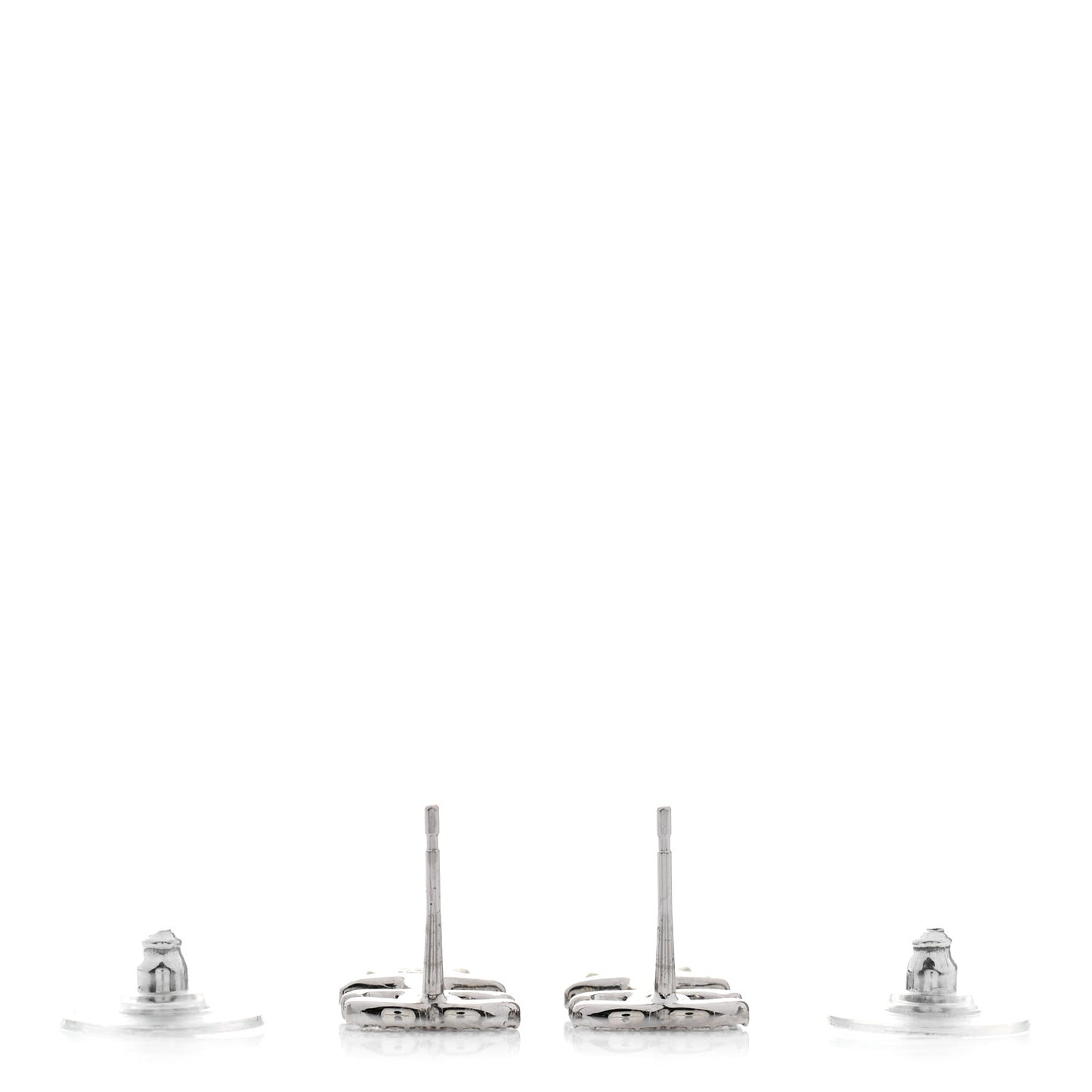 Crystal CC Starfall Drop Earrings Silver