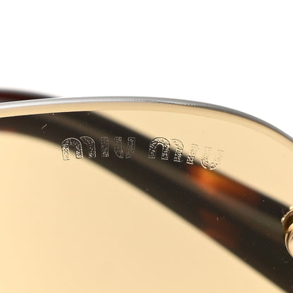 Miu Miu Metal Aube Sunglasses SMUA54 Gold Camomile 8 of 9