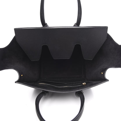 Celine Crisped Calfskin Small Tie Knot Tote Black 5 of 11