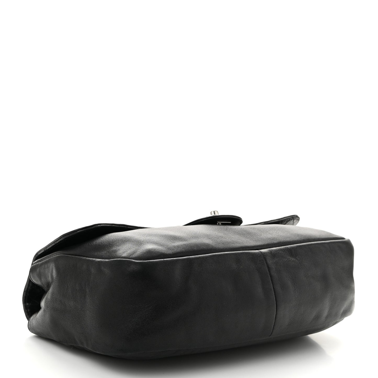 Lambskin Medium Soft and Chain Flap Black