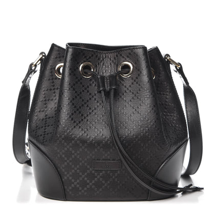 Gucci Bright Diamante Small Bucket Bag Black 1 of 12