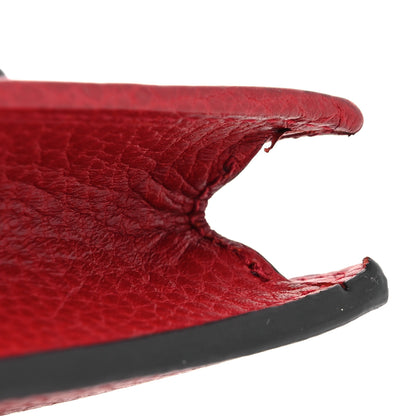 Gucci Dollar Calfskin Interlocking G Chain Wallet Red 14 of 15