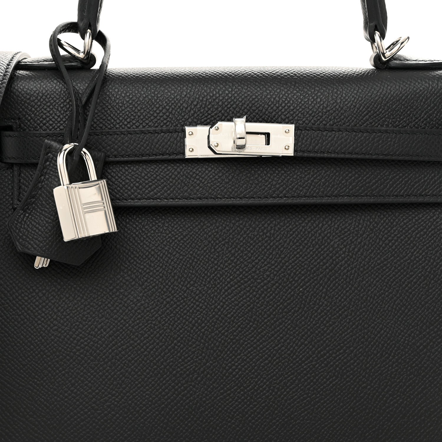 Hermes Epsom Kelly Sellier 25 Black 8 of 13